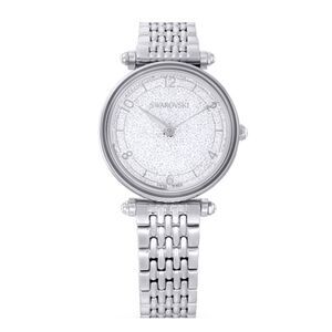 NIB~SWAROVSKI Crystalline Women's Wonder Watch~Silver Stainless Steel
